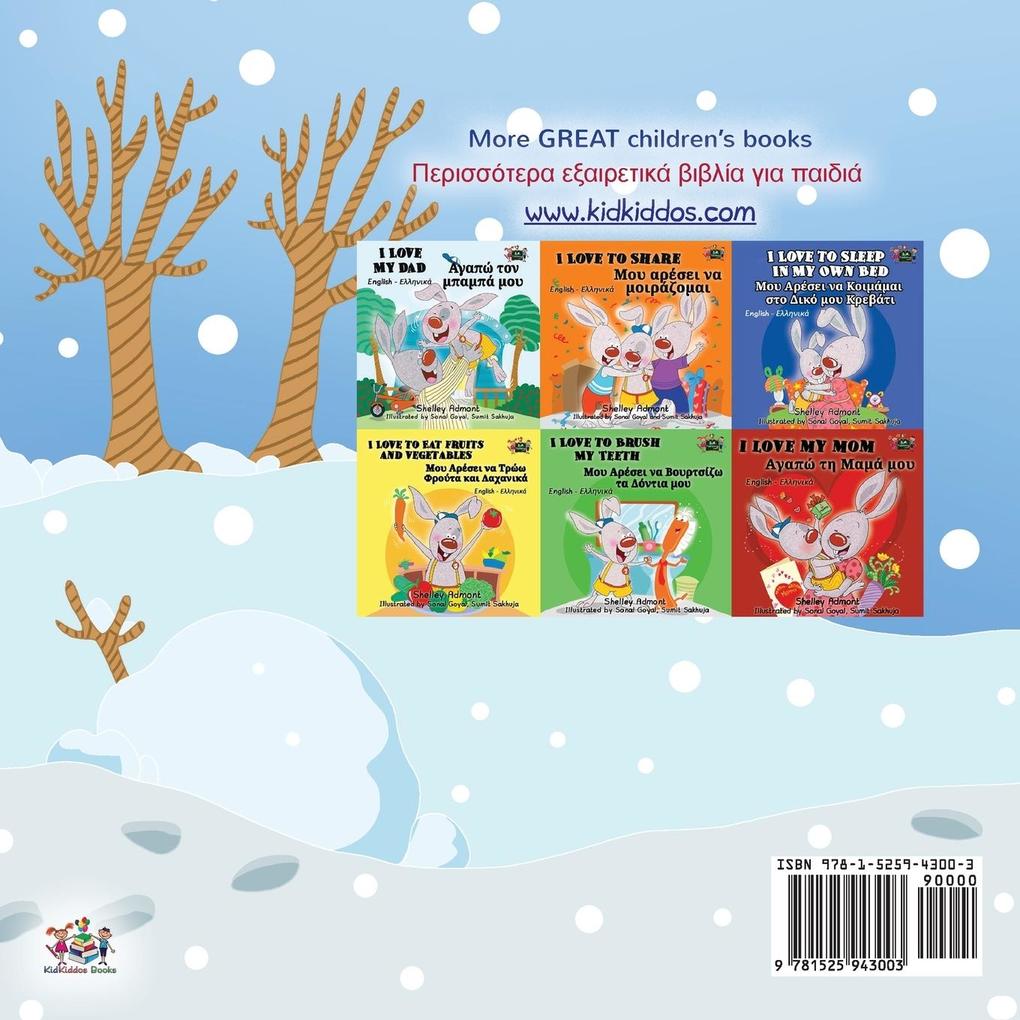 Weitere Ansicht: I Love Winter (English Greek Bilingual Children's Book) | Shelley Admont, Kidkiddos Books