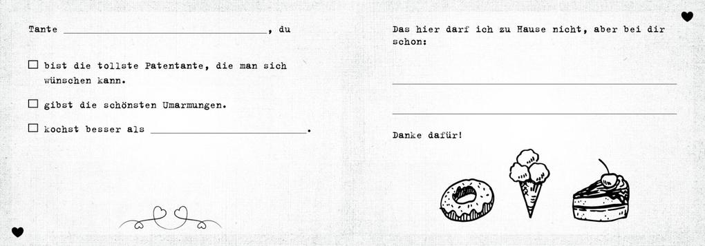 Weitere Ansicht: Was ich an dir liebe, Patentante - Version für Kinder | Alexandra Reinwarth