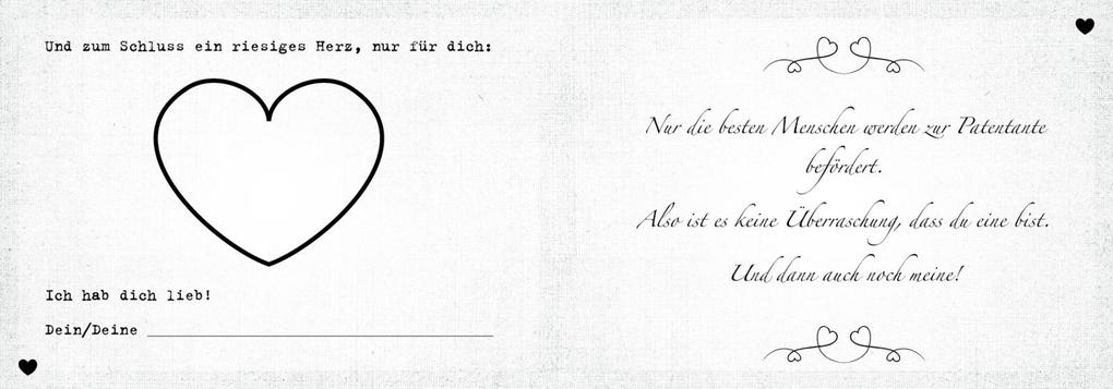 Weitere Ansicht: Was ich an dir liebe, Patentante - Version für Kinder | Alexandra Reinwarth