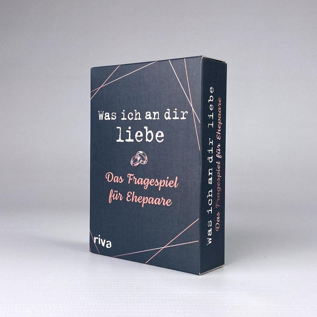 Weitere Ansicht: Was ich an dir liebe - Das Fragespiel für Ehepaare | riva Verlag