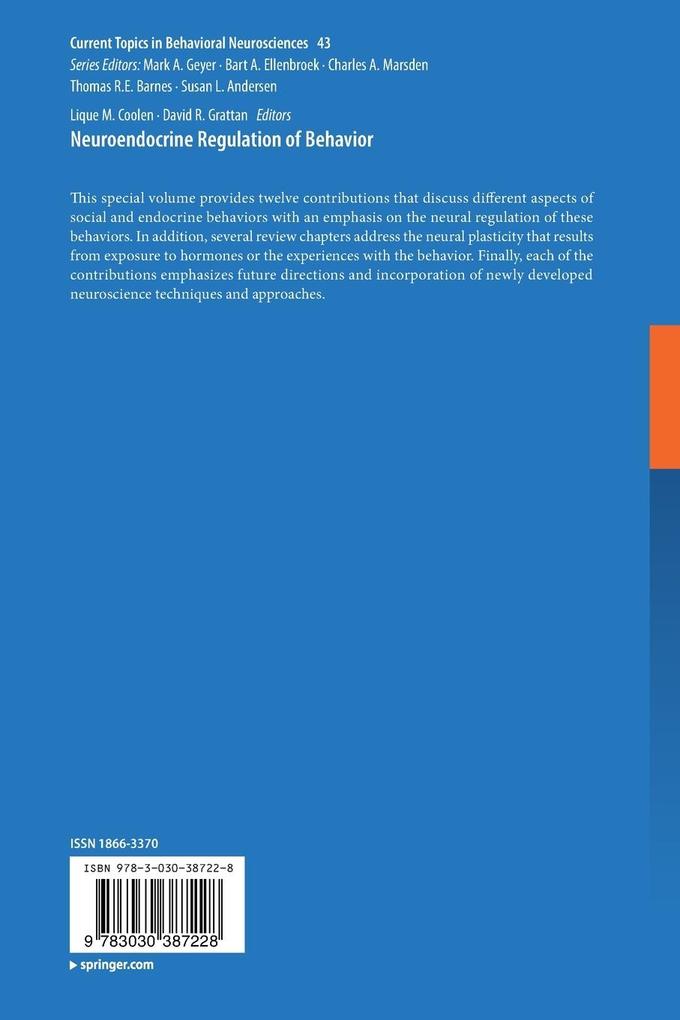 Weitere Ansicht: Neuroendocrine Regulation of Behavior