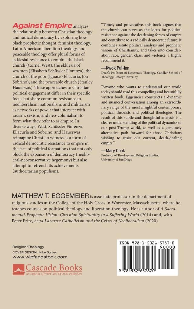 Weitere Ansicht: Against Empire | Matthew T. Eggemeier