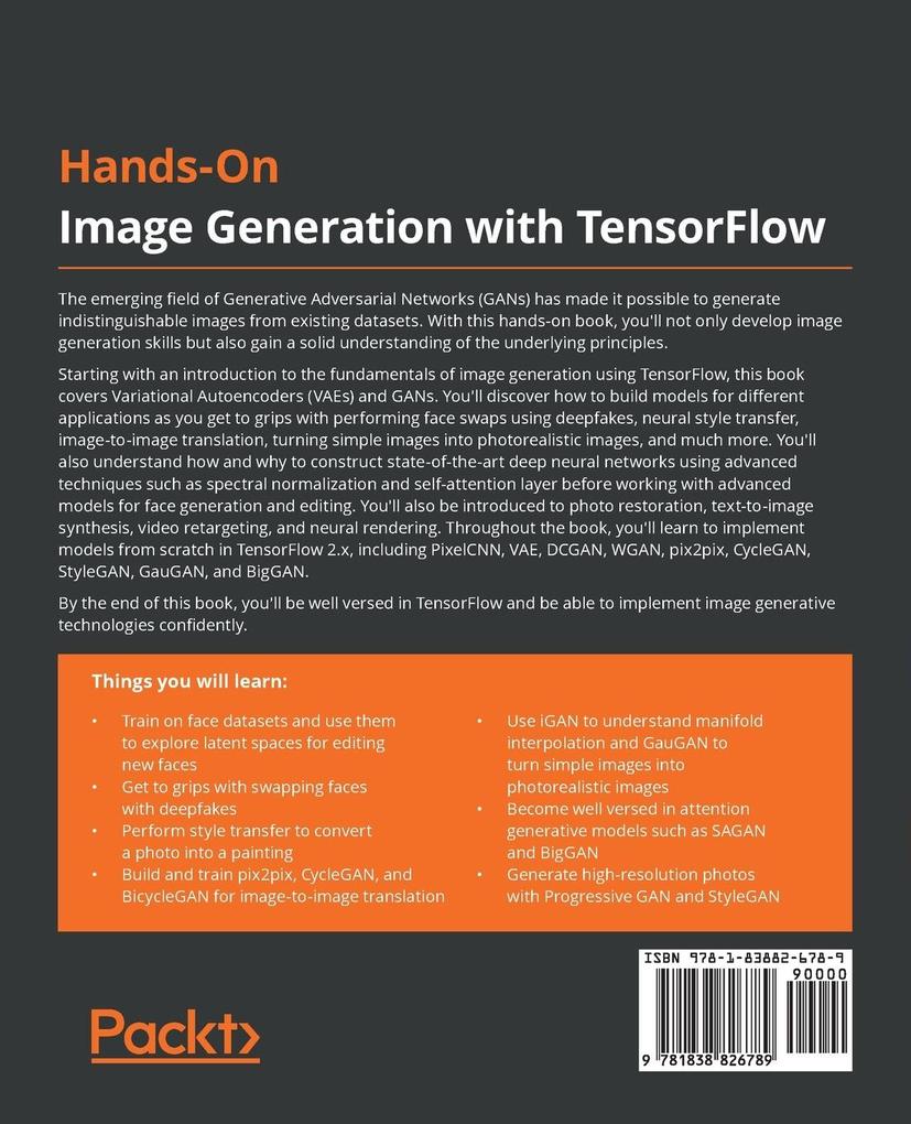 Weitere Ansicht: Hands-On Image Generation with TensorFlow | Soon Yau Cheong