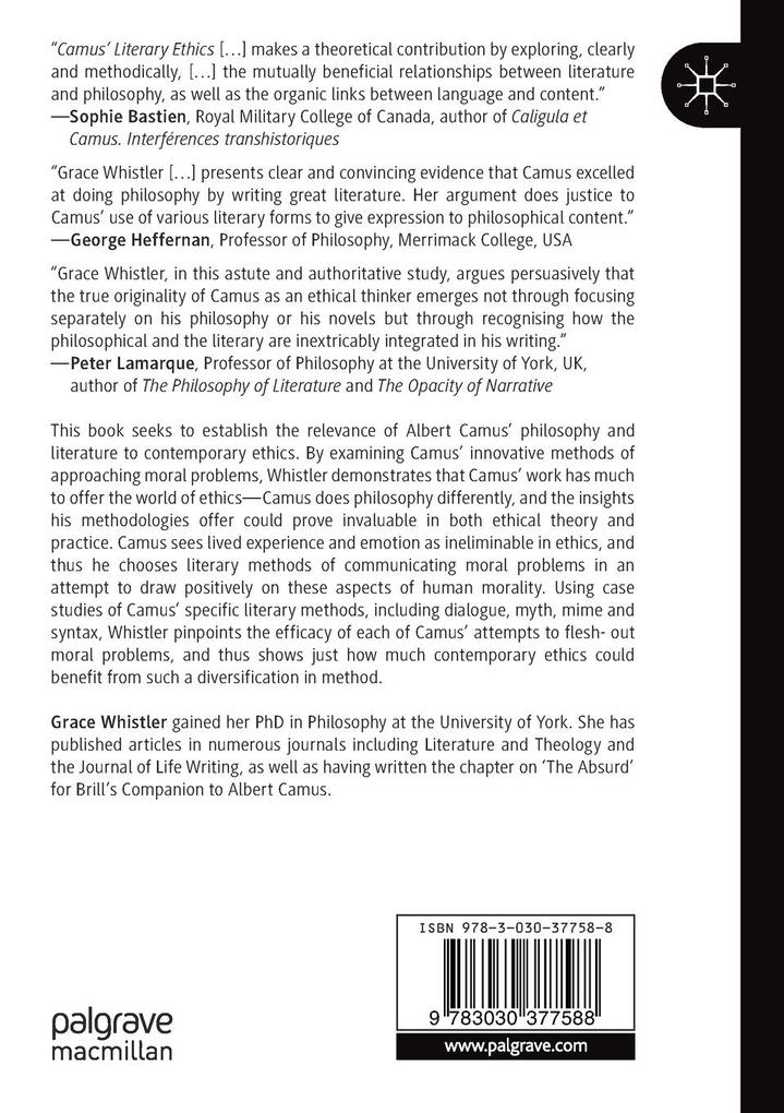 Weitere Ansicht: Camus' Literary Ethics | Grace Whistler