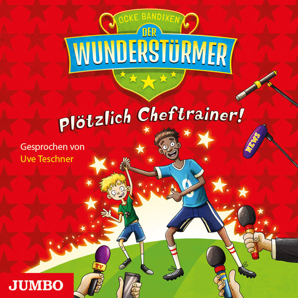Produktbild: Der Wunderstürmer - Plötzlich Cheftrainer!, Audio-CD | Ocke Bandixen