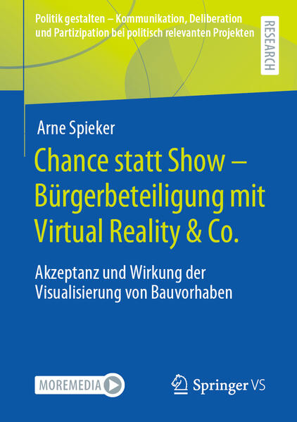 Produktbild: Chance statt Show - Bürgerbeteiligung mit Virtual Reality & Co. | Arne Spieker