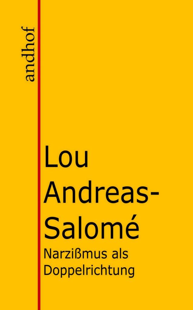 Produktbild: Narzißmus als Doppelrichtung | Lou Andreas-Salomé