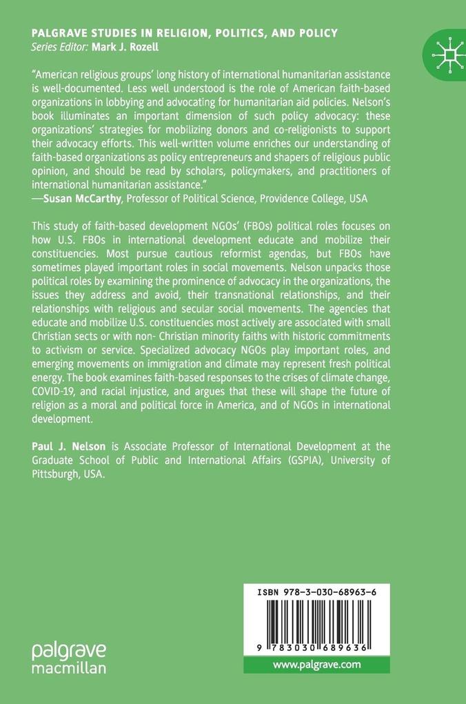 Weitere Ansicht: Religious Voices in the Politics of International Development | Paul J. Nelson