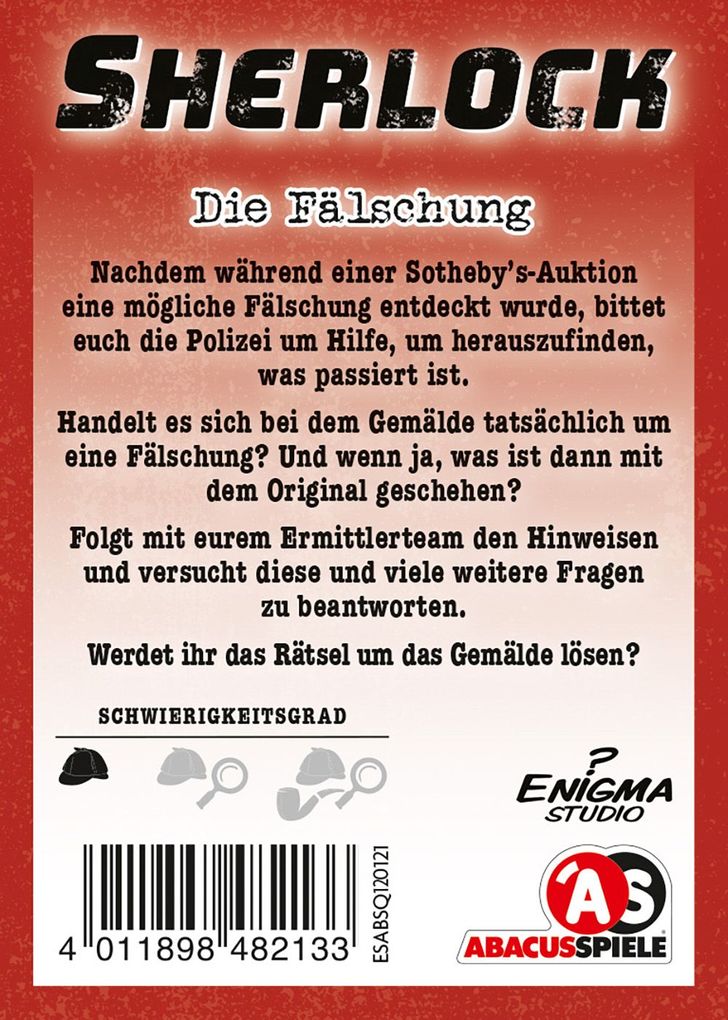 Weitere Ansicht: ABACUSSPIELE - Sherlock - Die Fälschung | Josep Izquierdo, Lucas Martí, Marti Lucas Feliu