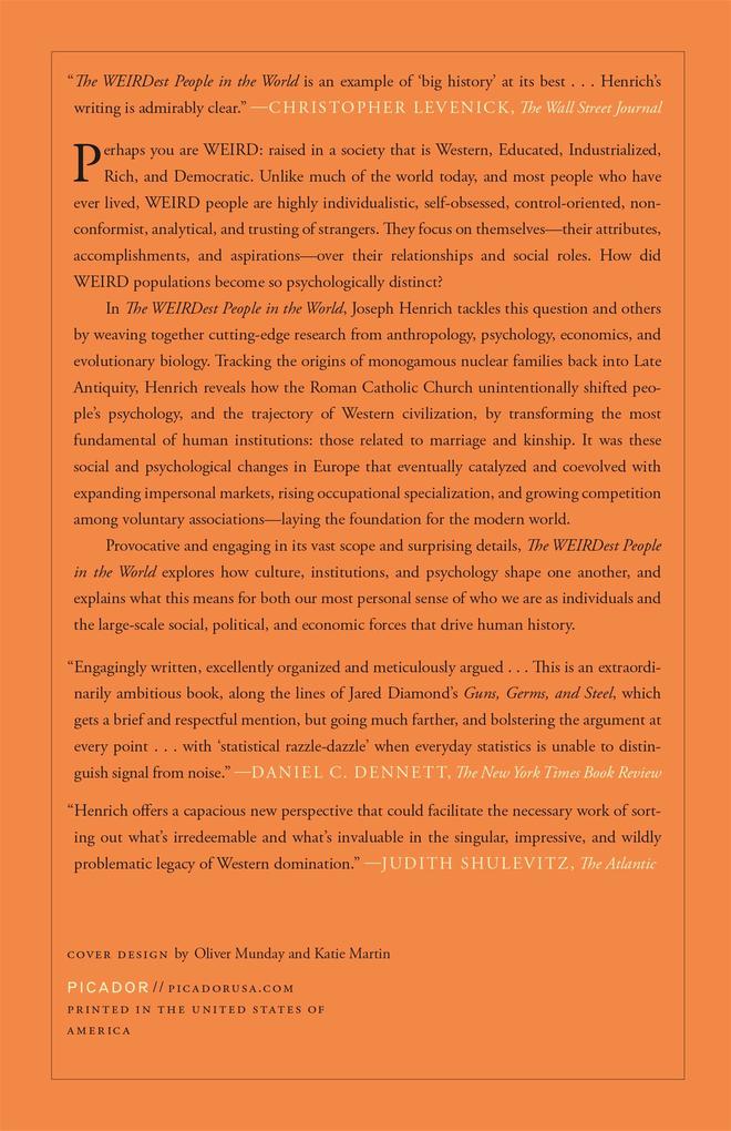 Weitere Ansicht: The Weirdest People in the World | Joseph Henrich