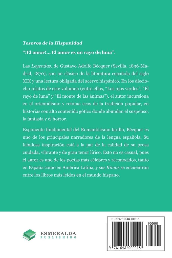 Weitere Ansicht: Leyendas | Gustavo Adolfo Bécquer