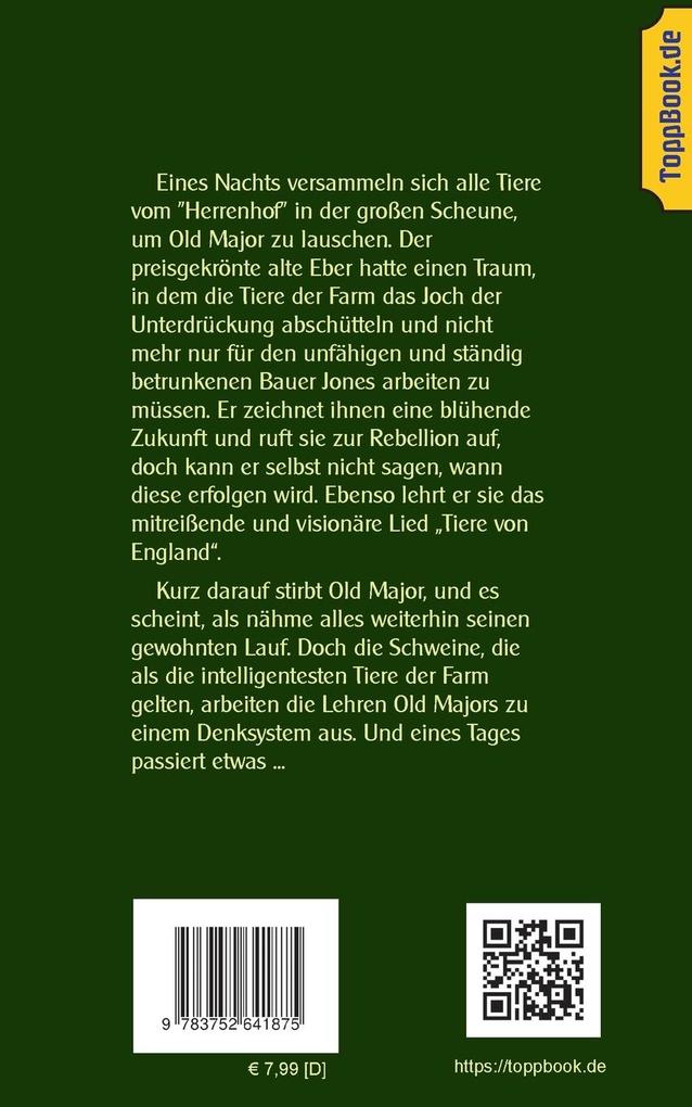 Weitere Ansicht: Die Farm der Tiere | George Orwell