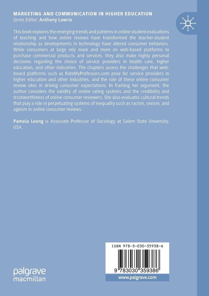 Weitere Ansicht: Rating Professors Online | Pamela Leong