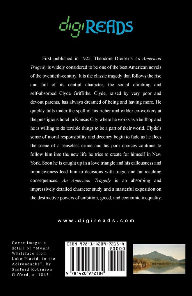 Weitere Ansicht: An American Tragedy | Theodore Dreiser