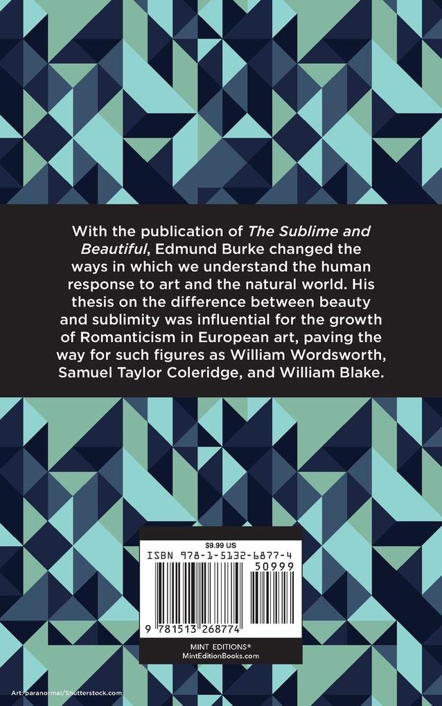 Weitere Ansicht: The Sublime and the Beautiful | Edmund Burke