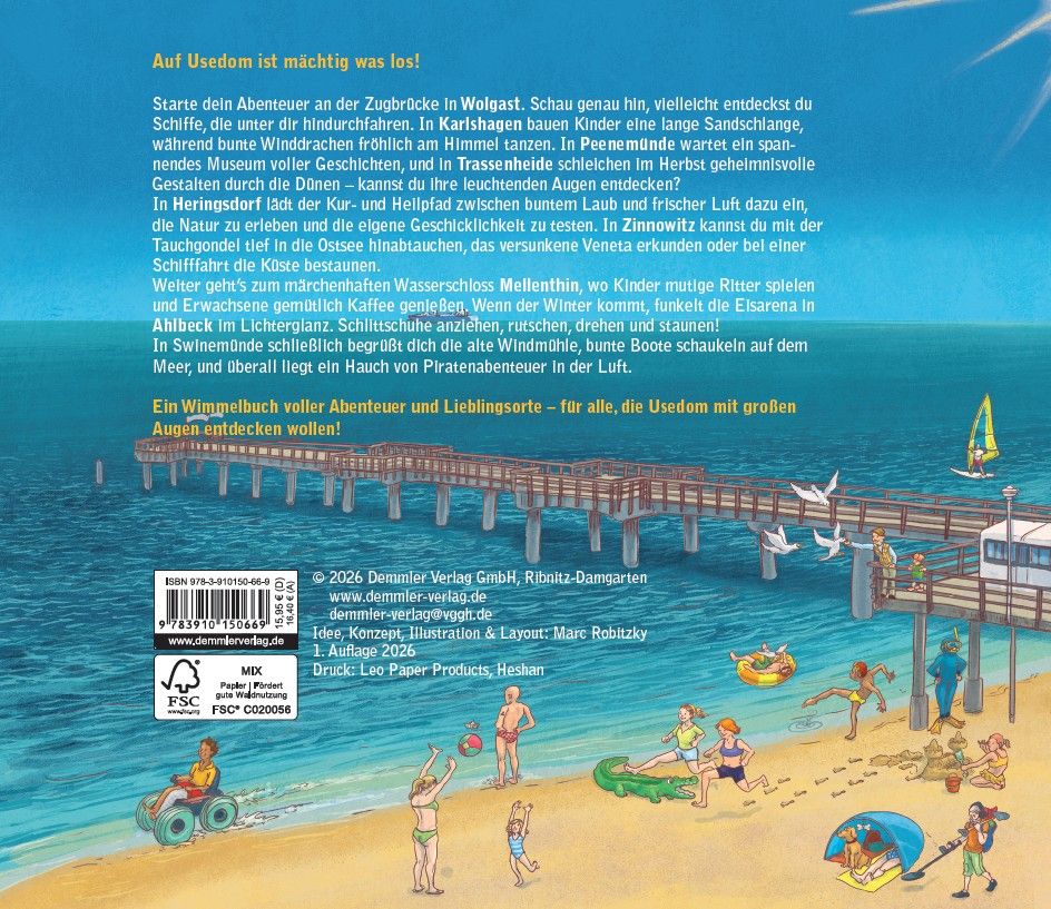 Weitere Ansicht: Mein Insel-Wimmelbuch Usedom | Marc Robitzky