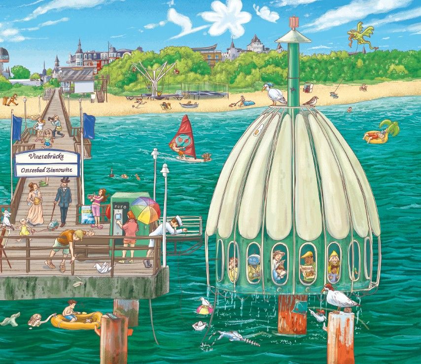 Weitere Ansicht: Mein Insel-Wimmelbuch Usedom | Marc Robitzky