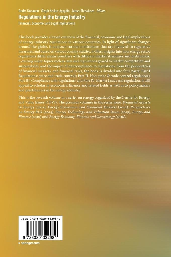 Weitere Ansicht: Regulations in the Energy Industry