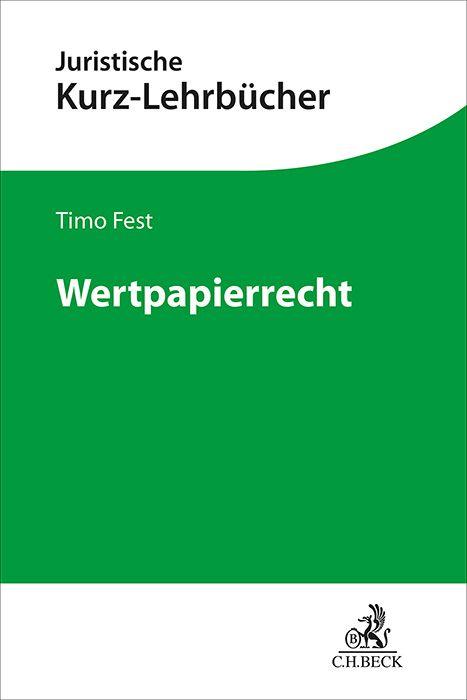 Produktbild: Wertpapierrecht | Timo Fest