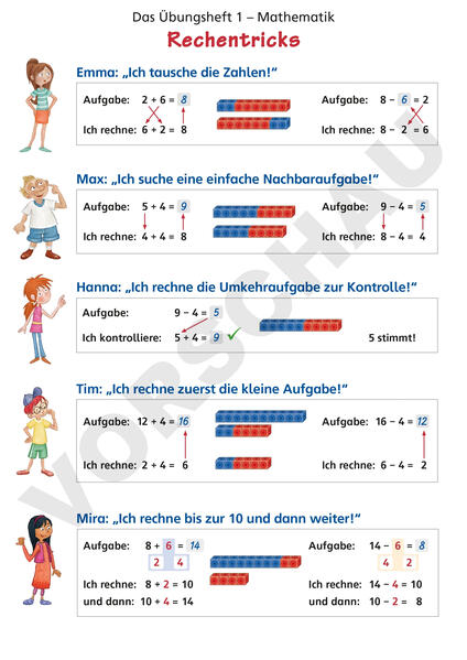 Produktbild: Das Übungsheft Mathematik 1 - Poster | Nina Simon, Hendrik Simon