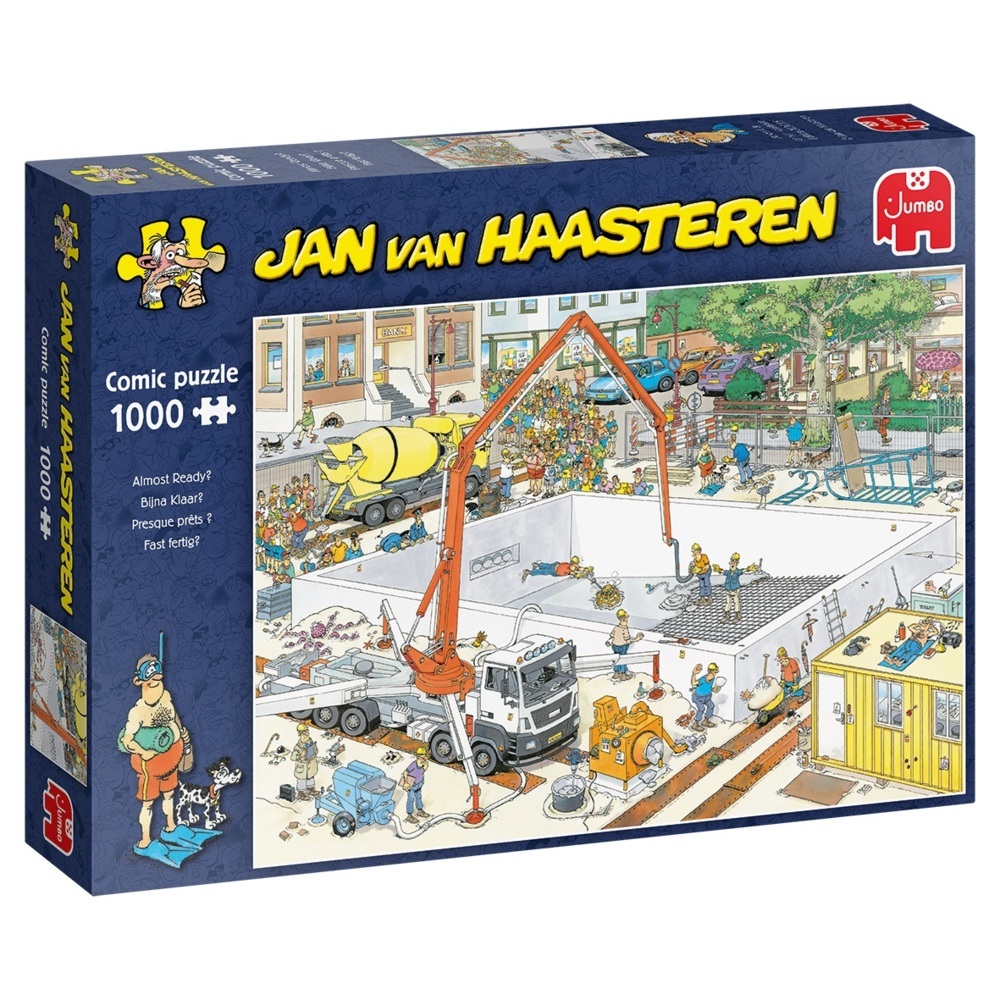 Produktbild: Jumbo Spiele - Jan van Haasteren - Fast Fertig?, 1000 Teile | Jan van Haasteren