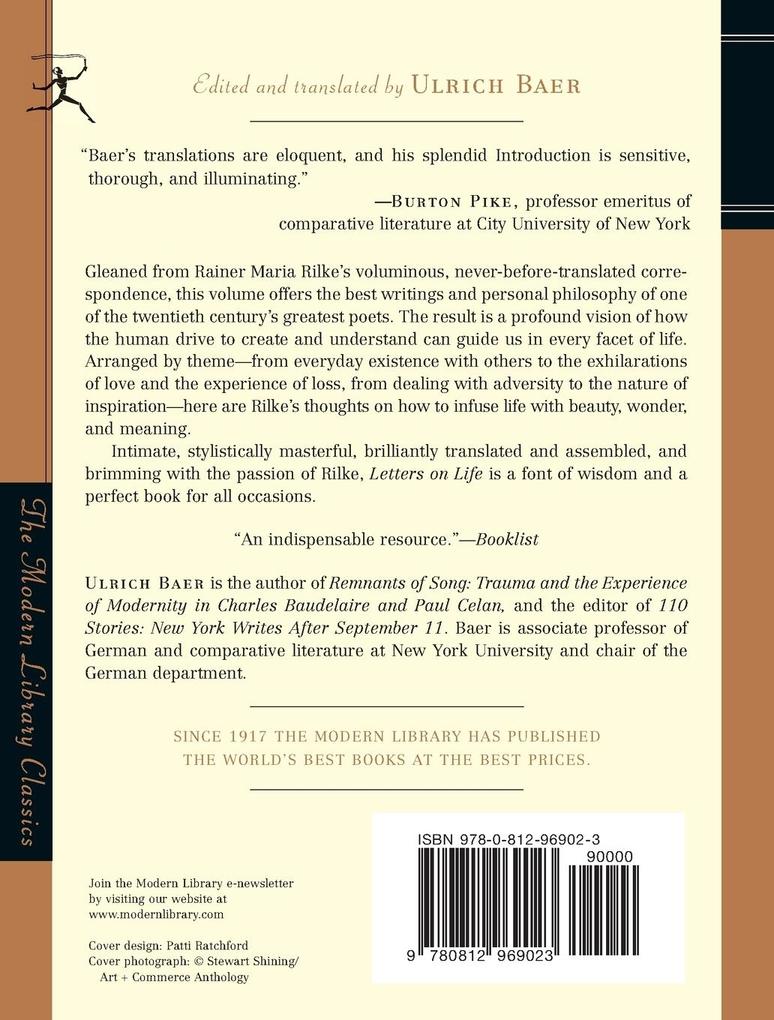 Weitere Ansicht: Letters on Life | Rainer Maria Rilke