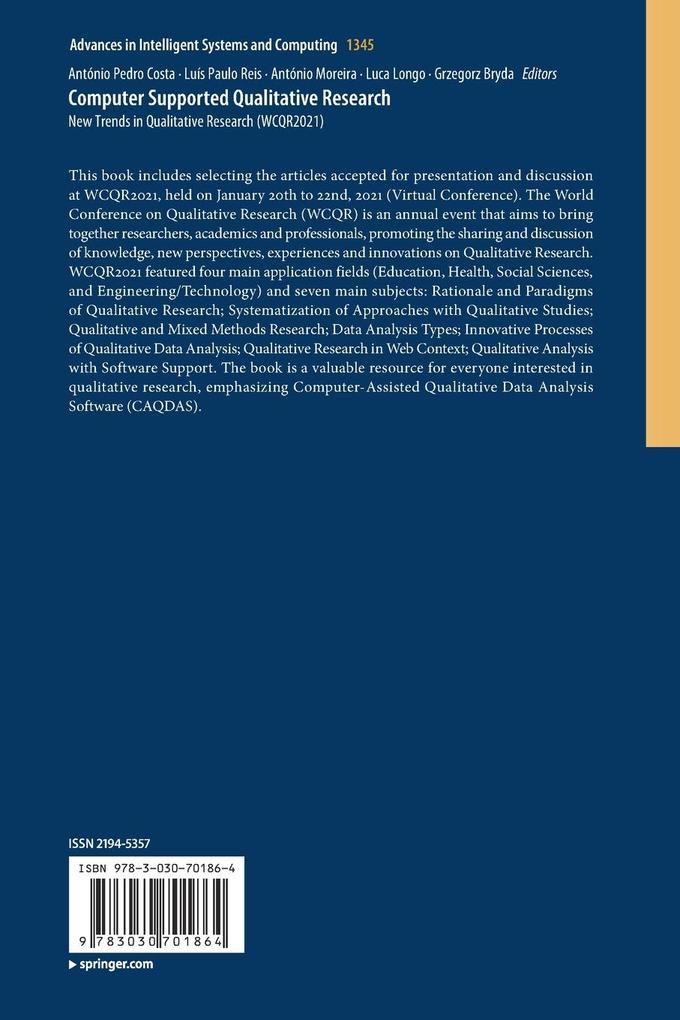 Weitere Ansicht: Computer Supported Qualitative Research
