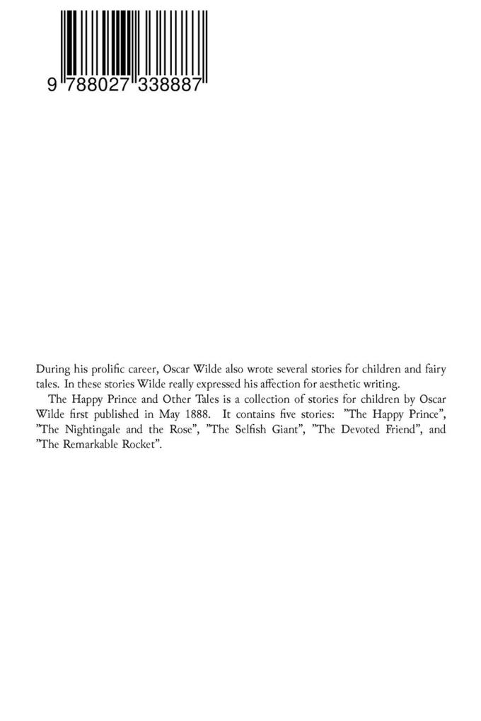 Weitere Ansicht: The Happy Prince and Other Tales | Oscar Wilde