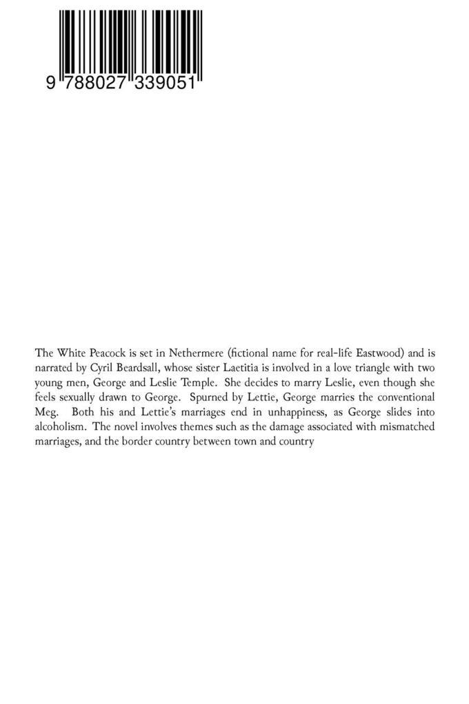 Weitere Ansicht: The White Peacock | D H Lawrence