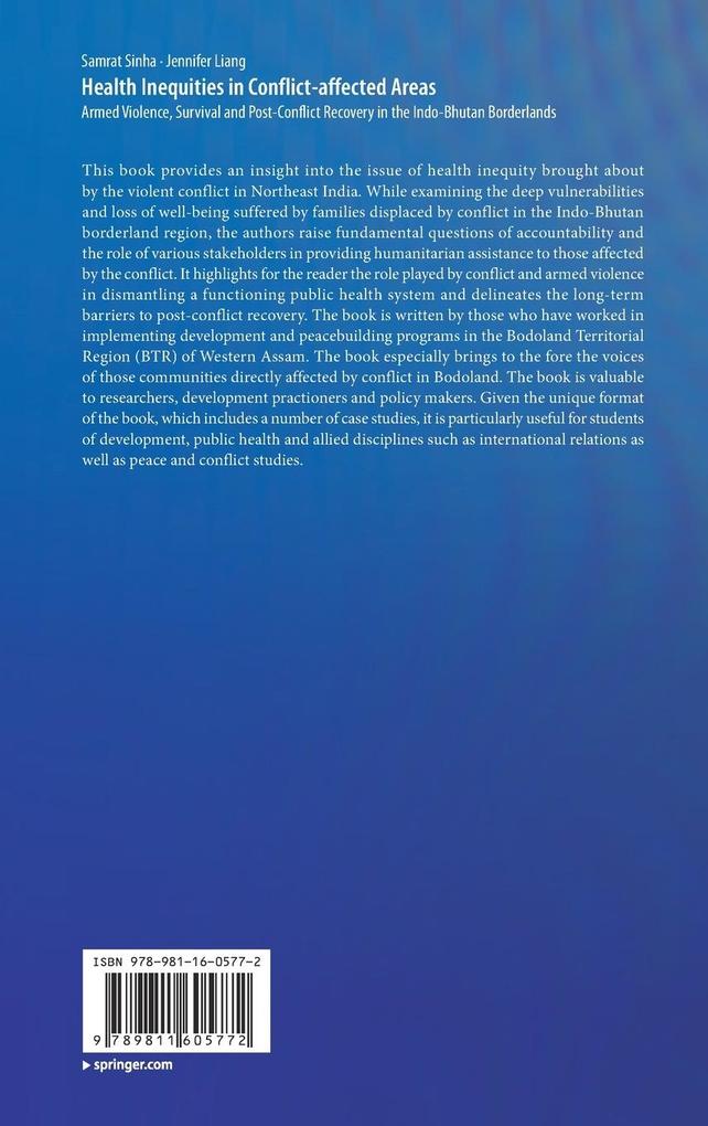 Weitere Ansicht: Health Inequities in Conflict-affected Areas | Samrat Sinha, Jennifer Liang