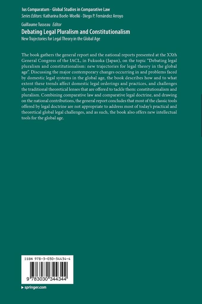 Weitere Ansicht: Debating Legal Pluralism and Constitutionalism