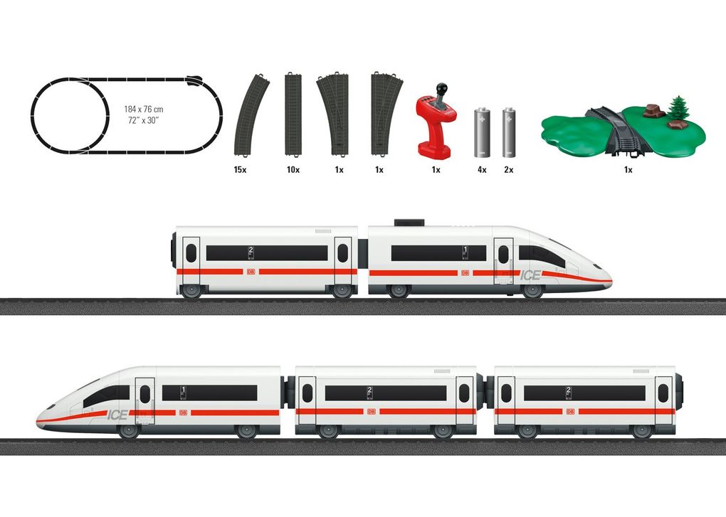 Weitere Ansicht: Märklin - Märklin my world - Startpackung ICE 3