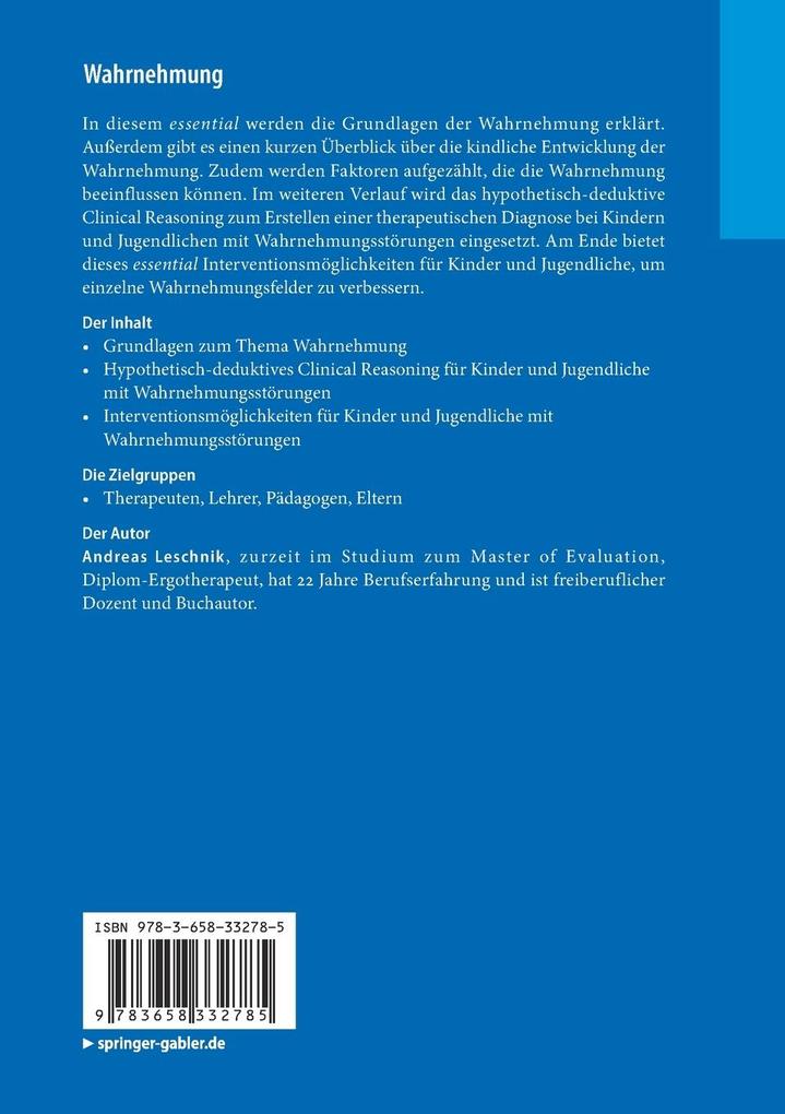 Weitere Ansicht: Wahrnehmung | Andreas Leschnik