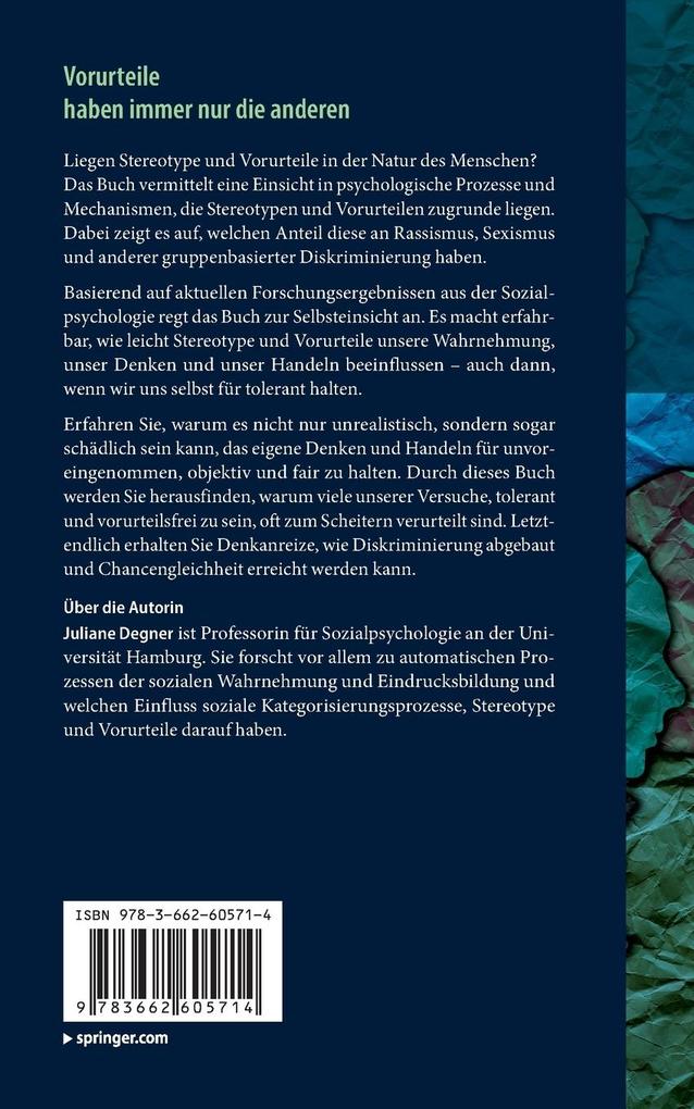 Weitere Ansicht: Vorurteile | Juliane Degner