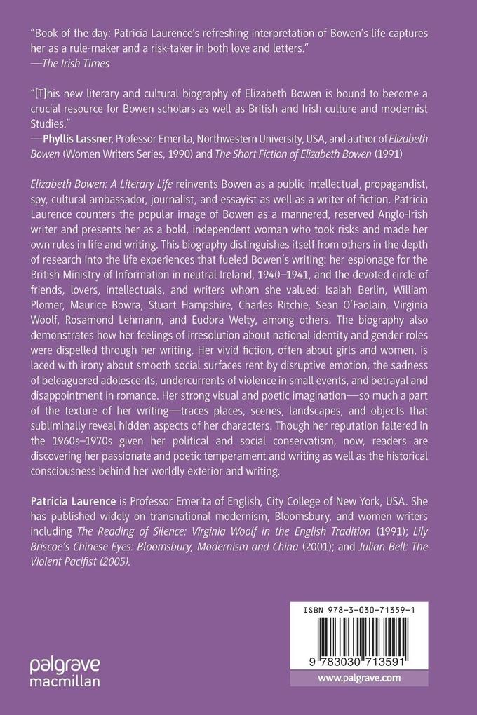 Weitere Ansicht: Elizabeth Bowen | Patricia Laurence