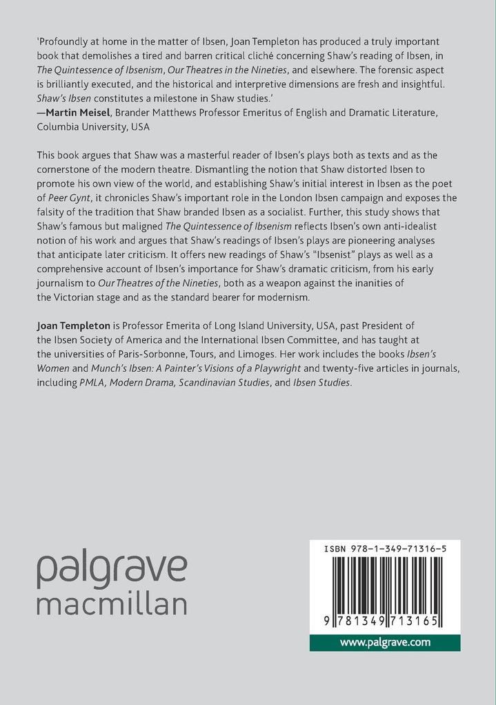 Weitere Ansicht: Shaw's Ibsen | Joan Templeton