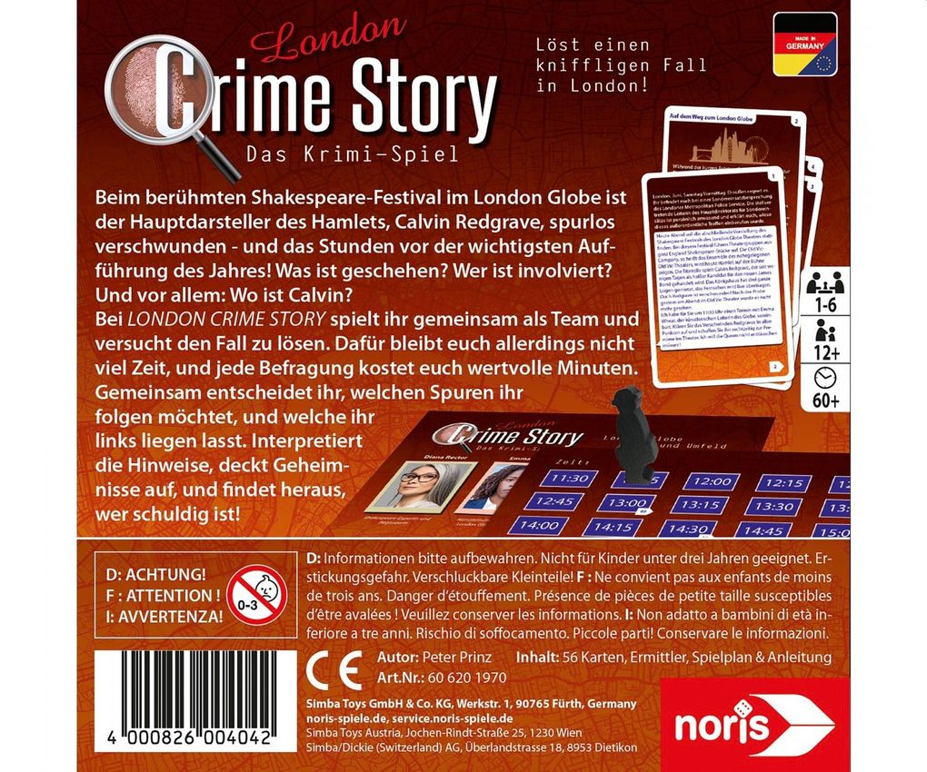 Weitere Ansicht: Crime Story - London | Peter Prinz