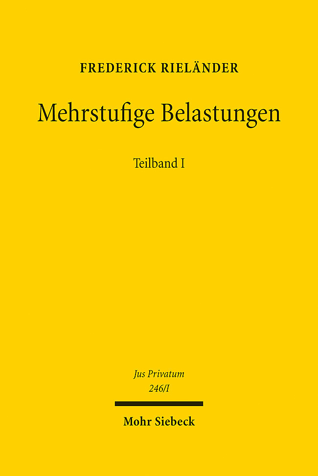 Produktbild: Mehrstufige Belastungen | Frederick Rieländer