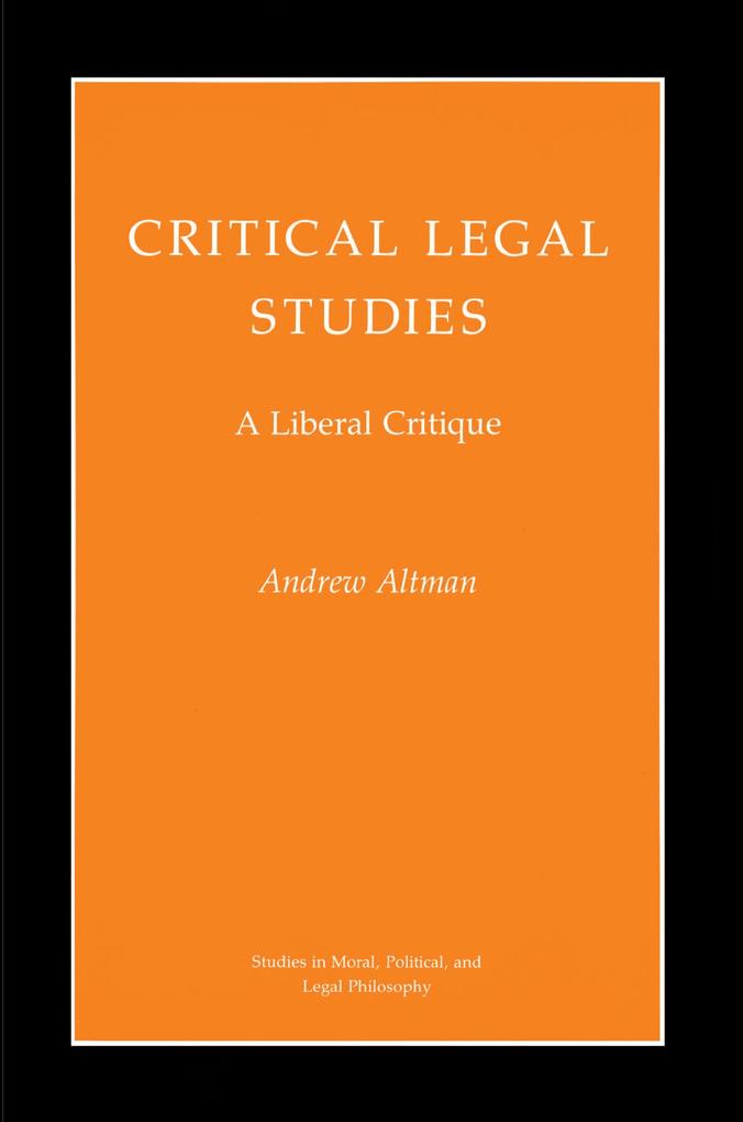 Produktbild: Critical Legal Studies | Andrew Altman