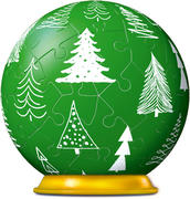 Ravensburger 3D Puzzle-Ball Weihnachtskugel Tannenbaum 11270 - 54 Teile - für Weihnachtsfans ab 6 Jahren