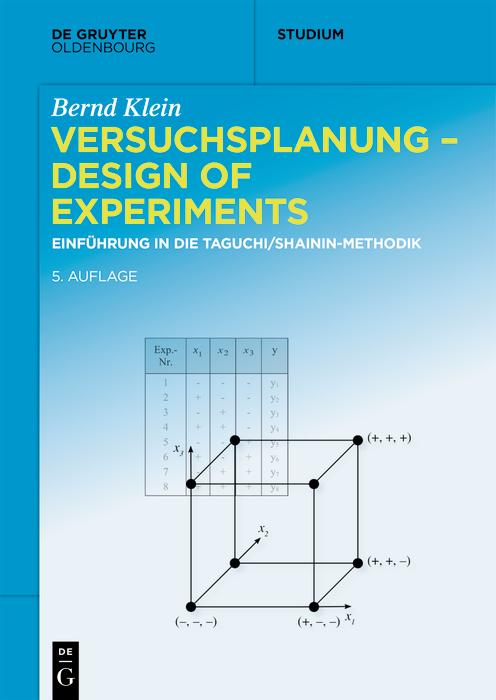 Produktbild: Versuchsplanung - Design of Experiments | Bernd Klein