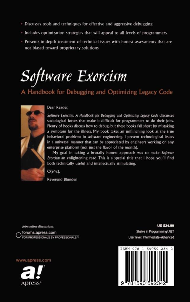 Weitere Ansicht: Software Exorcism | Bill Blunden