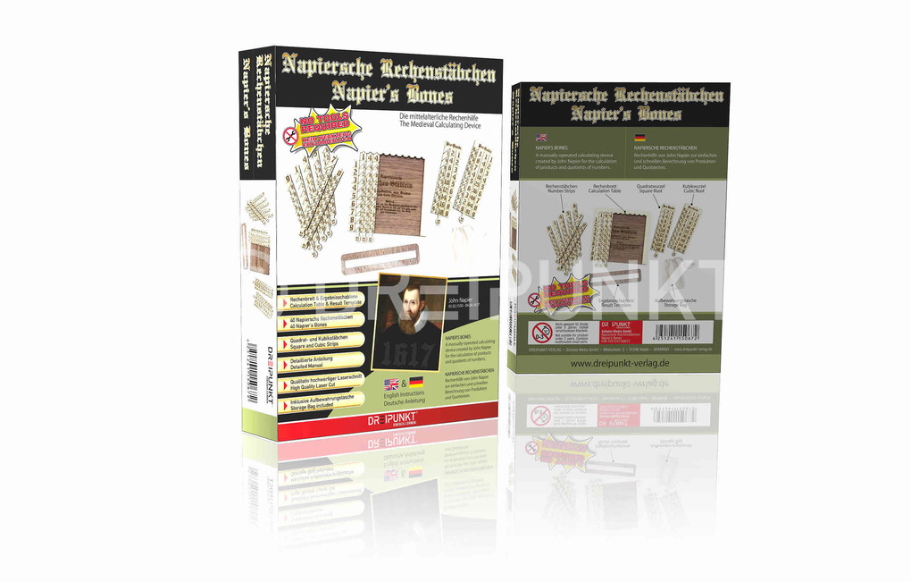 Weitere Ansicht: Napier's Bones / Napiersche Rechenstäbchen
