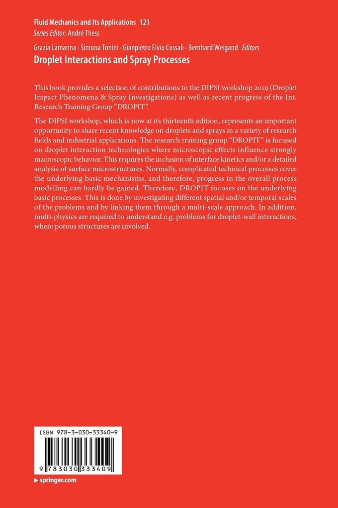 Weitere Ansicht: Droplet Interactions and Spray Processes