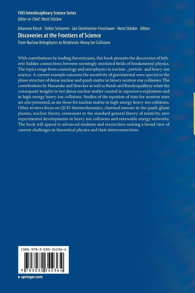 Weitere Ansicht: Discoveries at the Frontiers of Science