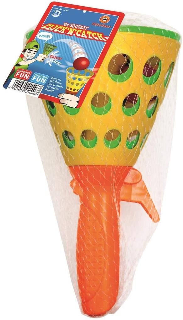 Weitere Ansicht: Paul Günther 1546 - Mc Squeezy Click'n' Catch, Fangball, Ball-Spielset, 5-teilig