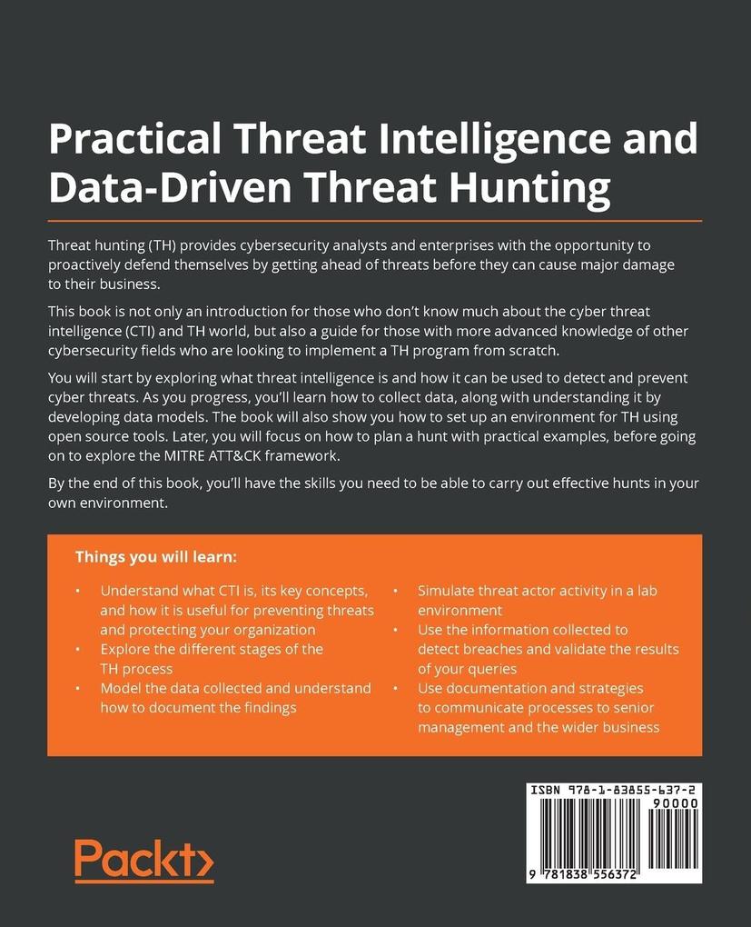 Weitere Ansicht: Practical Threat Intelligence and Data-Driven Threat Hunting | Valentina Costa-Gazcón