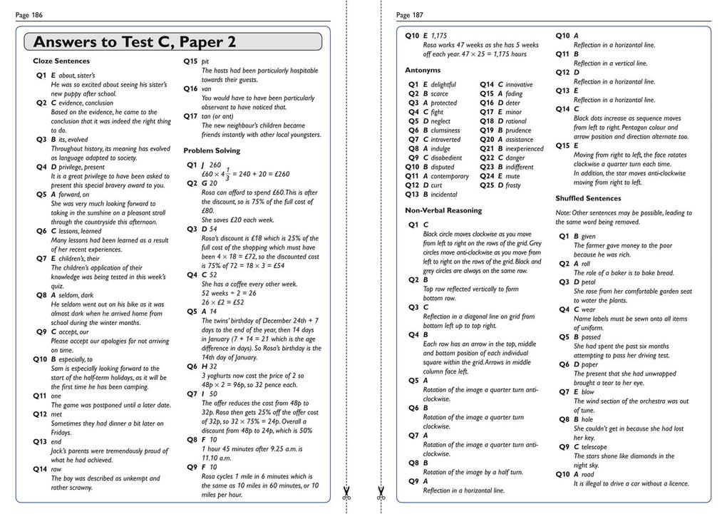 Weitere Ansicht: Collins 11+ - 11+ Verbal Reasoning, Non-Verbal Reasoning & Maths Practice Papers Book 2 (Bumper Book with 4 Sets of Tests) | Collins 11, Philip McMahon