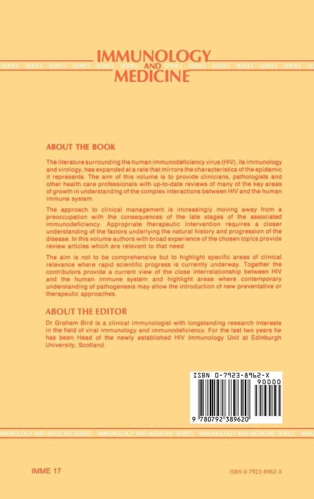 Weitere Ansicht: Immunology of HIV Infection