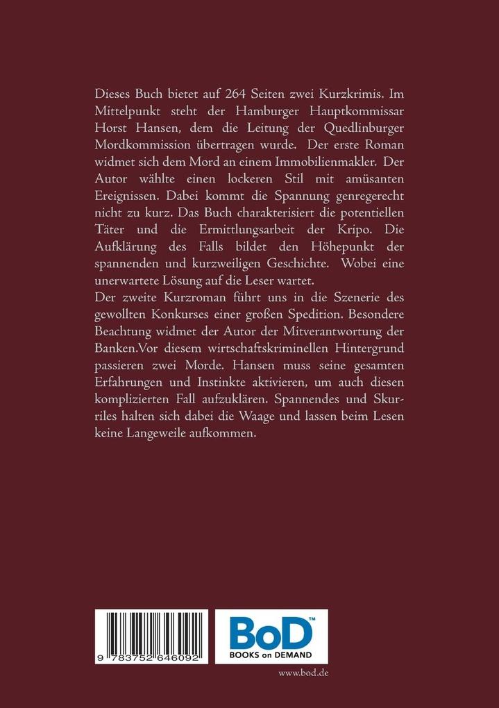 Weitere Ansicht: Kommissar Hansen ermittelt | Uwe Drewes